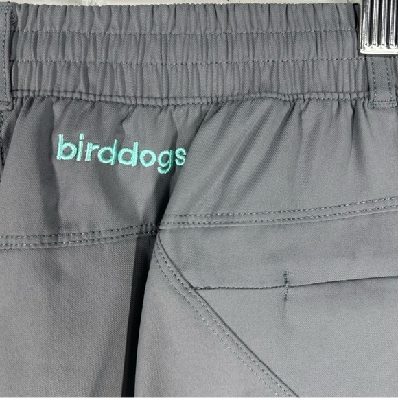 BIRDOGS Grey Lined Elastic Drawstring Waist Shorts with Pockets Medium - Picture 6 of 7